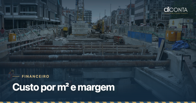 Custo por m² e margem: como medir o resultado de cada obra