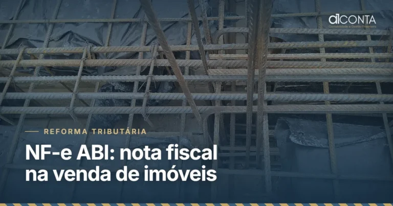 NF-e ABI: quem emite a nota de venda de imóveis em 2026
